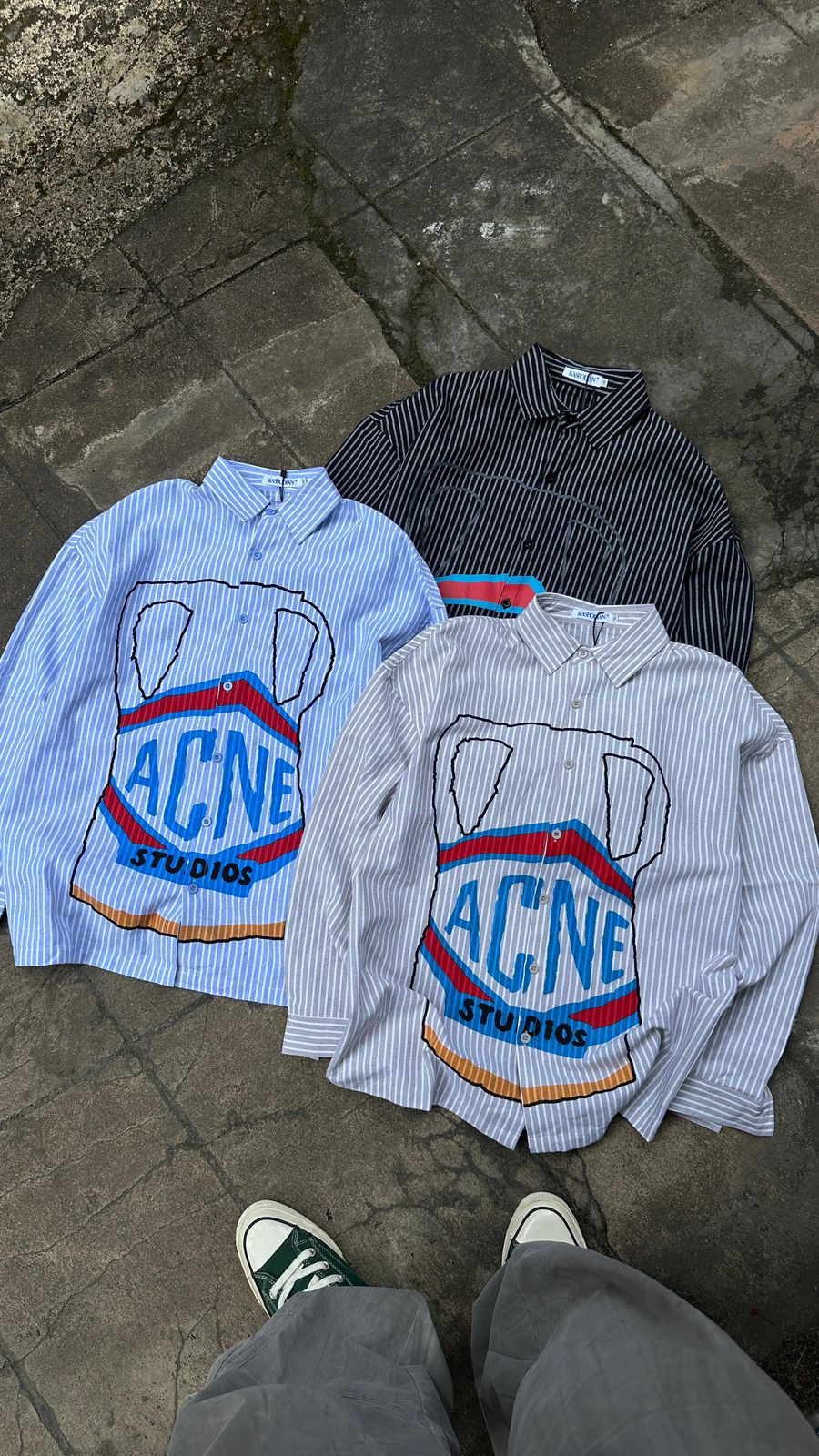 imp printed stripes shirt